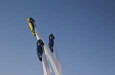 Dynamic Car-Rocketing Installations