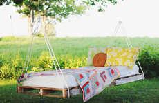 DIY Outdoor Swing Beds