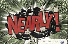 Comic-Inspired Brake Ads