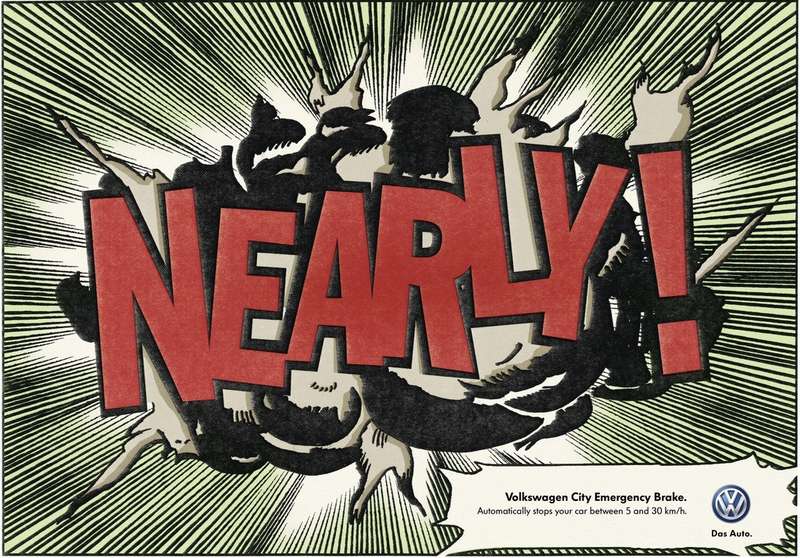 Comic-Inspired Brake Ads