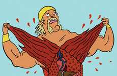 Gruesome Sartirical Cartoons