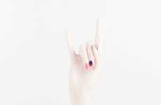 Feminine Rocker Nail Polish Ads