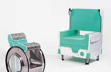 Upcycled Washing Machine Chairs