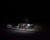 Nighttime Garbage Photography Image 7