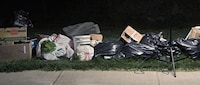 Nighttime Garbage Photography Image 8