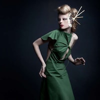 Artistic Tool-Infused Fashion Image 2