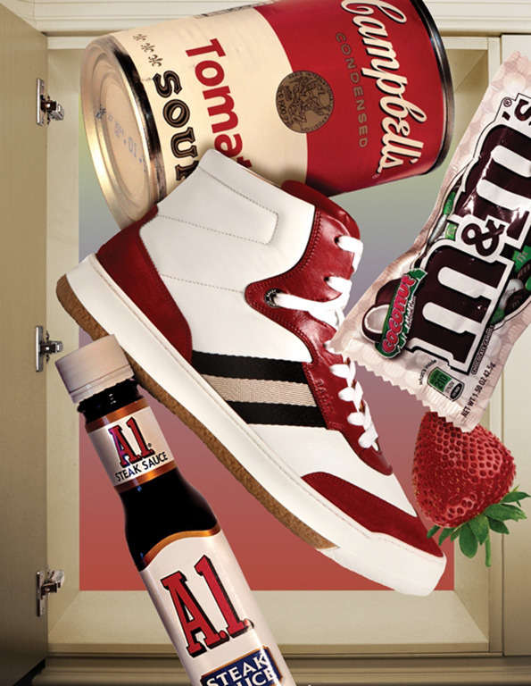 Junk-Food Couture Collages