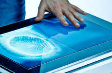 Biometric Tabletop Touchscreens