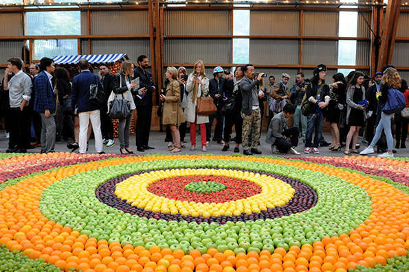 Fruit-Made Carpets