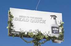 Weed-Eradicating Billboards