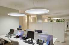Sound-Absorbing Light Fixtures