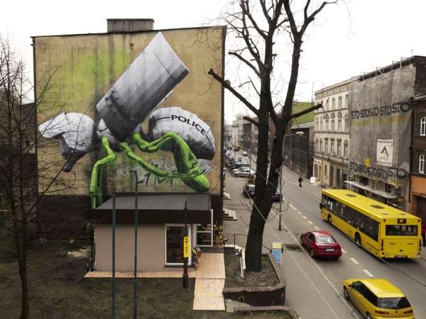 Militarisic Biological Graffiti