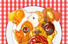 Bizarre Food Mashup Portraits