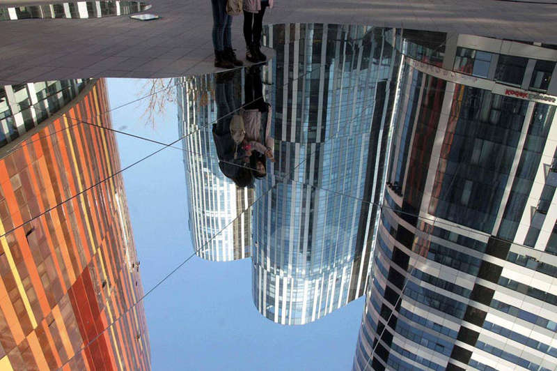 Awareness-Raising Reflective Artwork