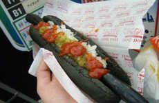 Bizarrely Blackened Hot Dogs