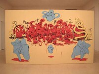 Vibrantly Cartoonish Street Art Image 4