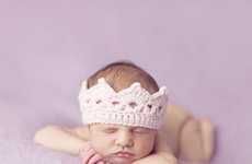 Cute Crochet Baby Crowns
