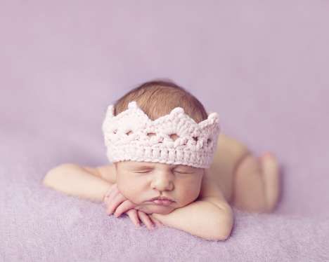 Cute Crochet Baby Crowns