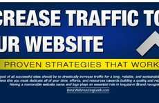 Website Traffic Strategy Infographics