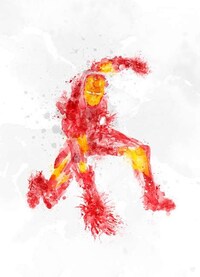Smudgy Superhero Artwork Image 4