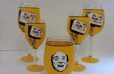 Comedy-Inspired Glassware