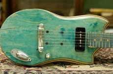 Upcycled Skateboard Guitars