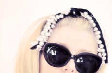 Pearl-Accented Hair Ribbons