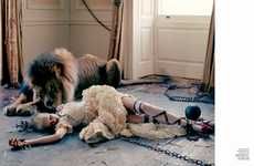 Ferocious Lion-Infused Editorials