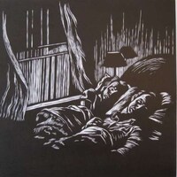 Woodcut Line-Styled Art Image 2
