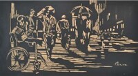 Woodcut Line-Styled Art Image 6