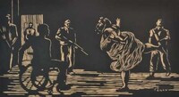 Woodcut Line-Styled Art Image 7
