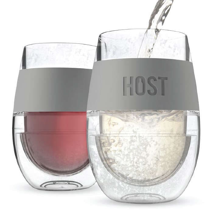 Self-Chilling Wine Glasses