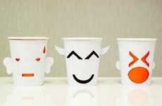 Interactive Emoji Cups