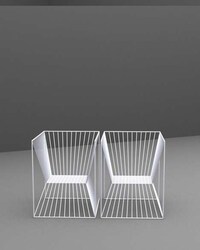 Mirrored Wireframe Seating Image 7