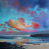 Multicolored Landscape Paintings Image 4