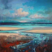 Multicolored Landscape Paintings Image 8