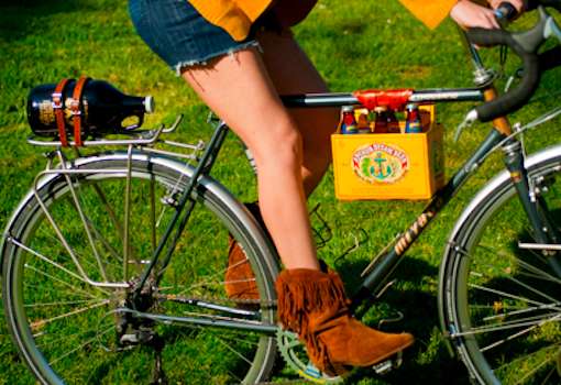 Beer-Carrying Bike Clasps