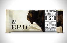Bison-Injected Protein Snacks
