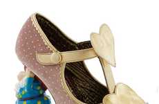 Whimsical Gnome-Shaped Heels