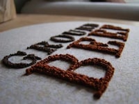 Typographic Carnivore Embroideries Image 3