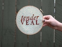 Typographic Carnivore Embroideries Image 7