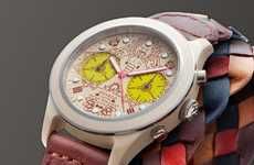 Intricately Patterned Timepieces