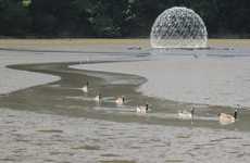 Upcycled Dome Installations