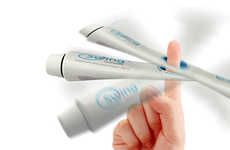 Twirling Toothpaste Tubes
