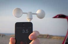 Wind-Measuring Phone Gadgets