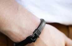 Masculine Belted Wristbands