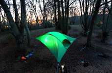 Suspended Stingray Tents