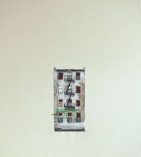 Embroidered Architecture Art Image 4