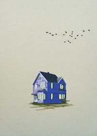 Embroidered Architecture Art Image 5