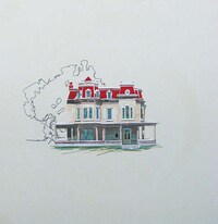 Embroidered Architecture Art Image 7